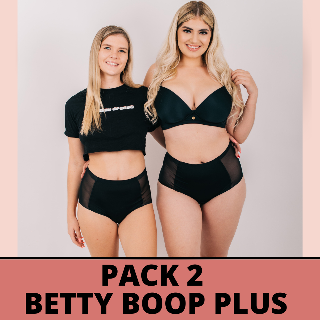 PACK 2 BETTY BOOP PLUS - Flujo Abundante