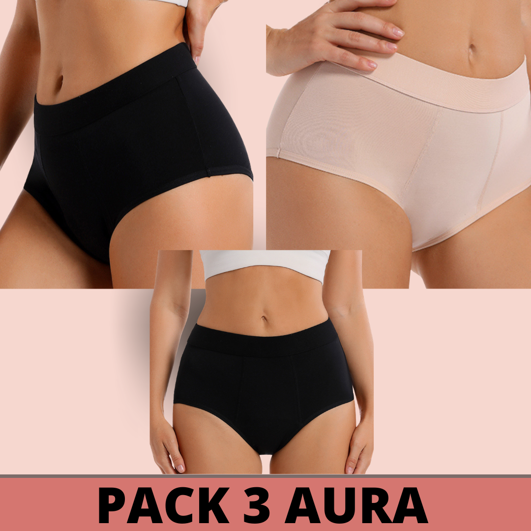 PACK 3 AURA - Flujo moderado